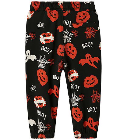 Name It Sweatpants - NmnOpal - Black w. Print