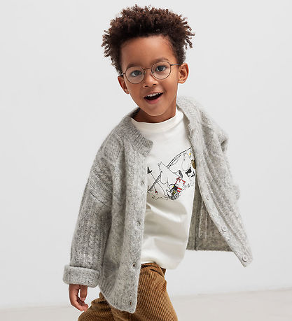 MarMar Cardigan - Wool - Morning Dew Flour.ange
