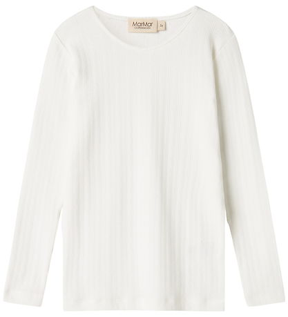MarMar Blússa - Tamra - Rib - Mjúk White
