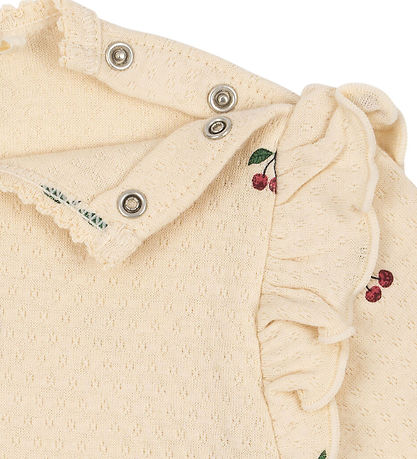 Body m/l Konges Sløjd - Sui - Cherry av. Pointelle Body m/l Konges Sløjd - Sui - Cherry av. Pointelle