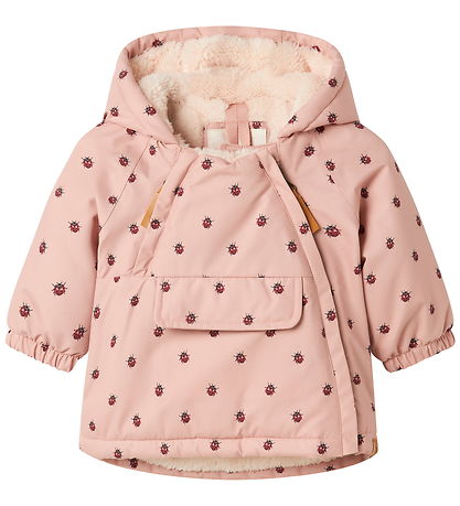 Veste d'Hiver Lil' Atelier - NbfLasnow05 - Misty Rose/Coccinelle Veste d'Hiver Lil' Atelier - NbfLasnow05 - Misty Rose/Coccinelle