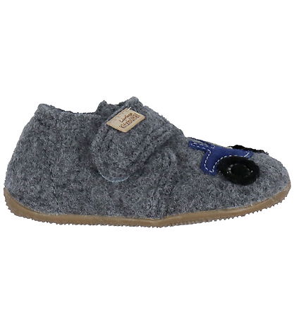 Living Kitzbühel Slippers - Wool - Tractor - Grey Living Kitzbühel Slippers - Wool - Tractor - Grey