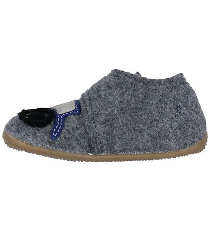Living Kitzbühel Slippers - Wool - Tractor - Grey Living Kitzbühel Slippers - Wool - Tractor - Grey