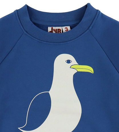DYR-Cph Sweatshirt - Animal Bellow - Ocean Blue Bauch