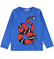 DYR-Cph Blouse - Dyrroar - Bright Blue Snake