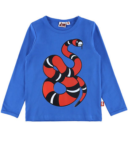 DYR-Cph Bluse - Dyrror - Hell Blue Schlange