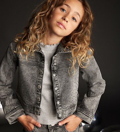 Creamie Denim Jacket - Light Grey Denim Creamie Denim Jacket - Light Grey Denim