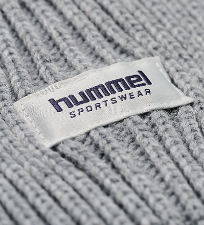 Hummel Beanie - Knitted - Rib - HmlJr - Grey Melange