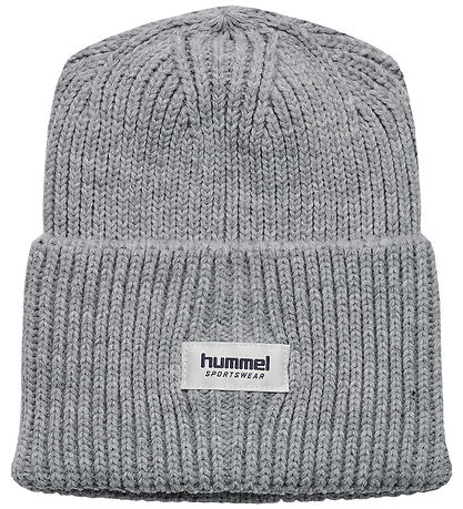 Hummel Beanie - Knitted - Rib - HmlJr - Grey Melange