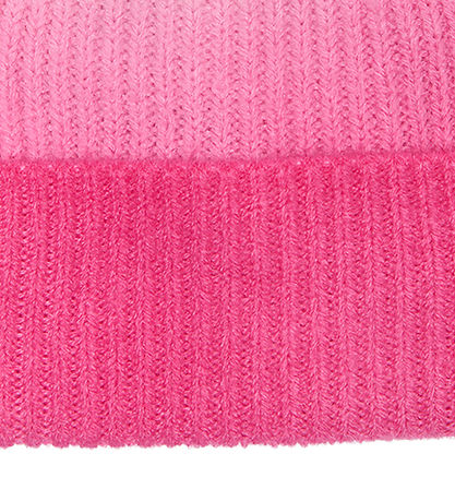 Kids Only Beanie - Rib - Knitted - Magenta/Dip ​​Dye