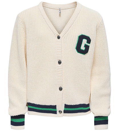 Kids Only Cardigan - Knitted - Antique White/Night Sky/Medium+ G