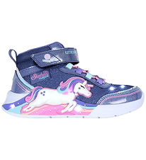 Skechers Laarzen m. Licht - Unicorn Chaser - Navy/Multi Skechers Laarzen m. Licht - Unicorn Chaser - Navy/Multi
