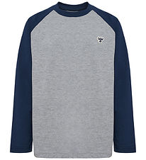 Hummel Blouse - HmlJR - Dress Blues w. Logo Hummel Blouse - HmlJR - Dress Blues w. Logo