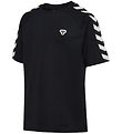 Hummel 티셔츠 - HmlJR 아카이브 - 블랙 포함 로고 Hummel 티셔츠 - HmlJR 아카이브 - 블랙 포함 로고