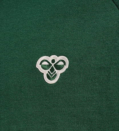 Hummel T-Shirt - hmlJR Archive - Dunkelgrün m. Logo