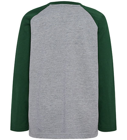 Hummel Blouse - hmlJR - Dark Green w. Logo Hummel Blouse - hmlJR - Dark Green w. Logo