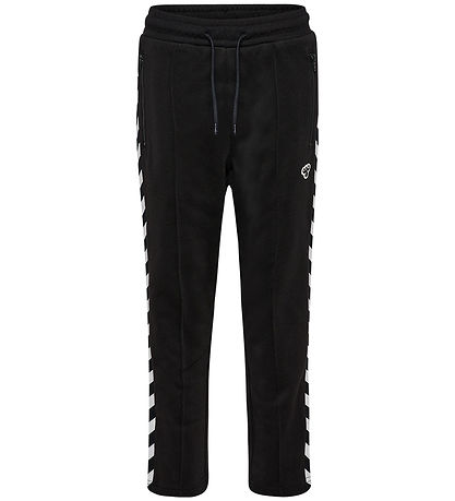 Hummel Track Pants - hmlJR Archive - Black w. Logo Hummel Track Pants - hmlJR Archive - Black w. Logo