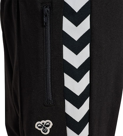 Hummel Track Pants - hmlJR Archive - Black w. Logo Hummel Track Pants - hmlJR Archive - Black w. Logo