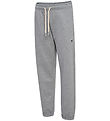 Hummel Sweatpants - HmlJR - Grey Melange w. Logo