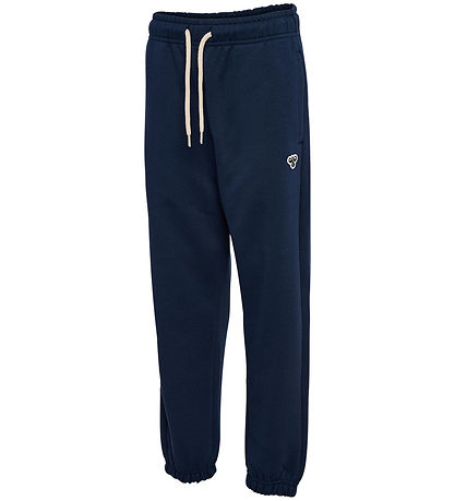 Hummel Sweatpants - HmlJR - Dress Blues w. Logo Hummel Sweatpants - HmlJR - Dress Blues w. Logo