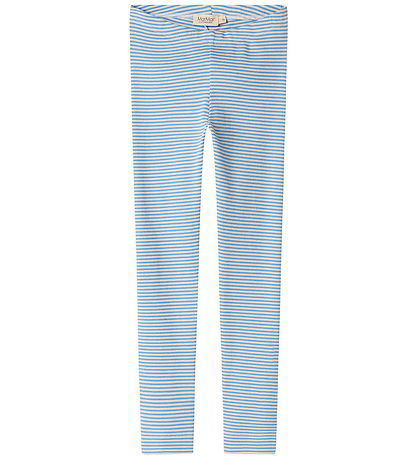 MarMar Leggings - Rib - Modaal - Blue Stripe MarMar Leggings - Rib - Modaal - Blue Stripe