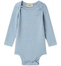 MarMar Romper l/s - Rib - Modaal - Benen - Blue Stripe MarMar Romper l/s - Rib - Modaal - Benen - Blue Stripe