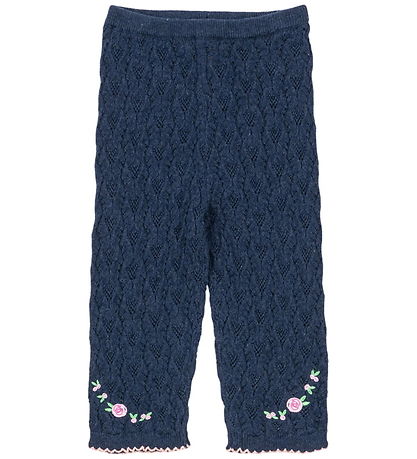 Konges Sløjd Trousers - Knitted - Rosier - Ensign Blue w. Pointe Konges Sløjd Trousers - Knitted - Rosier - Ensign Blue w. Pointe