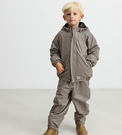 Vêtements de Pluie M Polaire MarMar - PU - OBO - Brown Stripe Vêtements de Pluie M Polaire MarMar - PU - OBO - Brown Stripe