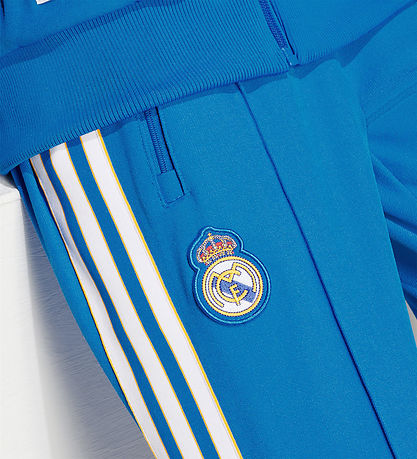 Pantalon adidas Originals - Real Madrid - Blue Bird/Blanc
