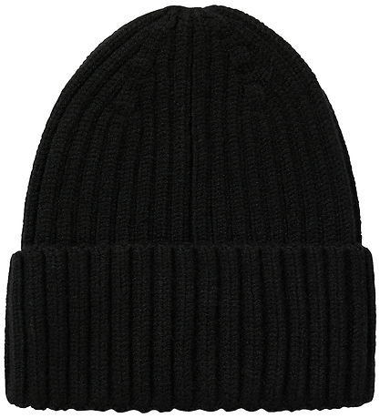 Name It Beanie - Rib - Knitted - NkmMab - Black