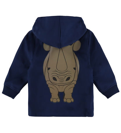 DYR-Cph Softshelljassen - Wilde dieren - Navy m. Neushoorn
