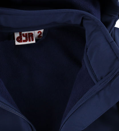 DYR-Cph Softshelljassen - Wilde dieren - Navy m. Neushoorn