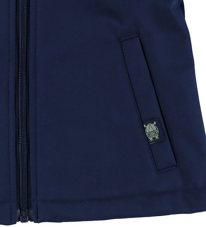 DYR-Cph Softshelljassen - Wilde dieren - Navy m. Neushoorn