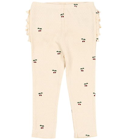 Konges Sløjd Trousers - Sui - Cherry w. Pointelle