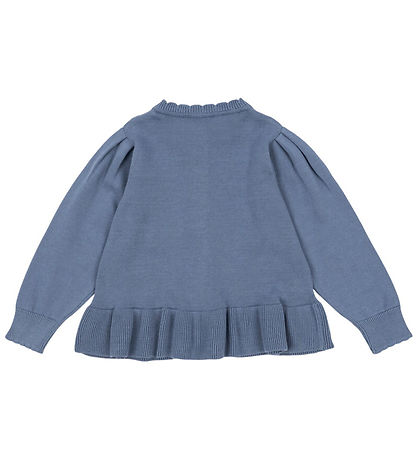Gilet Konges Sløjd - Tricoté - Soleil - Country Blue