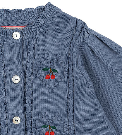 Gilet Konges Sløjd - Tricoté - Soleil - Country Blue