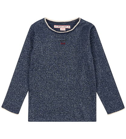 Konges Sløjd Bluse - Roli - Mood Indigo m. Glitzer