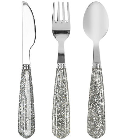 Konges Sløjd Mica cutlery - 3-Parts - Sparkling Blue Konges Sløjd Mica cutlery - 3-Parts - Sparkling Blue