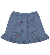 Jupe Konges Sløjd - Tricoté - Soleil - Country Blue Jupe Konges Sløjd - Tricoté - Soleil - Country Blue