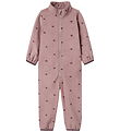 Name It Fleece Suit - NmnSpektra - Woodrose w. Hearts Name It Fleece Suit - NmnSpektra - Woodrose w. Hearts