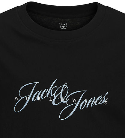 Jack & Jones T-Shirt - JorInwood - Schwarz/JNR Jack & Jones T-Shirt - JorInwood - Schwarz/JNR