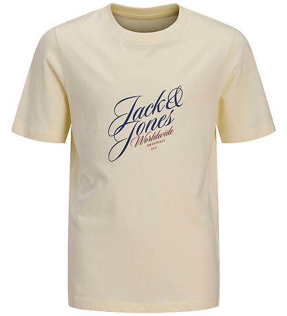 Jack & Jones Stuttermabolur - JorInwood - Antique White/JNR