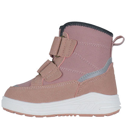 Color Kids Winter Boots - w. Velcro - Woodrose