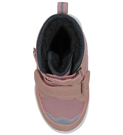 Color Kids Winter Boots - w. Velcro - Woodrose Color Kids Winter Boots - w. Velcro - Woodrose