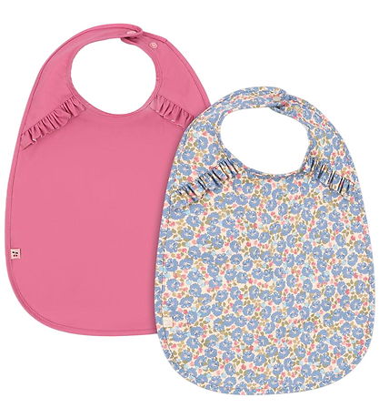 Konges Sløjd Bibs - 2-Pack - Fleur Rosier/Chateau Rose