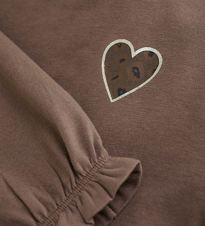 Blouse Minymo - Chocolate Puce Blouse Minymo - Chocolate Puce