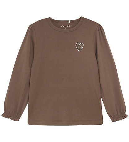 Blouse Minymo - Chocolate Puce Blouse Minymo - Chocolate Puce