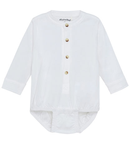 Body m/l Minymo - Blanc comme neige Body m/l Minymo - Blanc comme neige