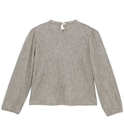 Minymo Bluse - Glitter - Silber