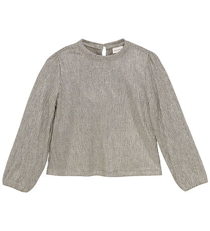 Minymo Bluse - Glitter - Silber